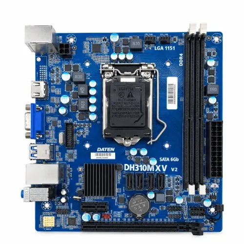 Placa Mãe Daten DH310MXV Intel LGA 1151 DDR4 TPM 2.0 ITX