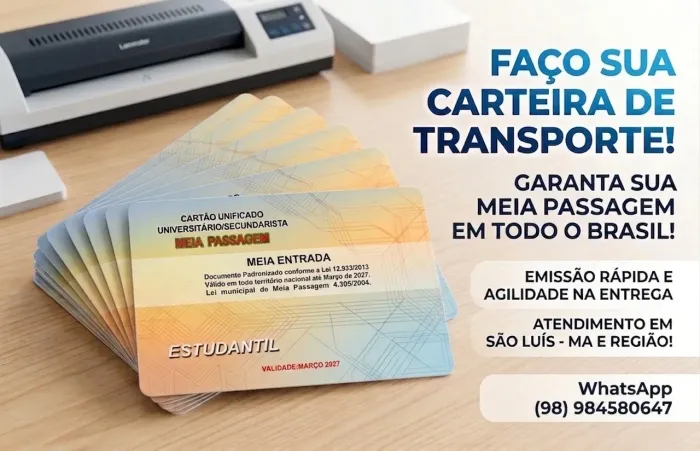 carteira meia passagem
