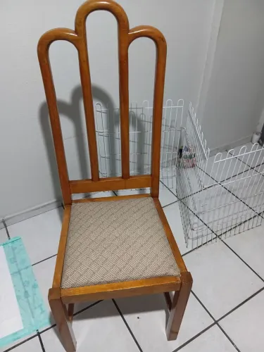 6 cadeira de cerejeira
