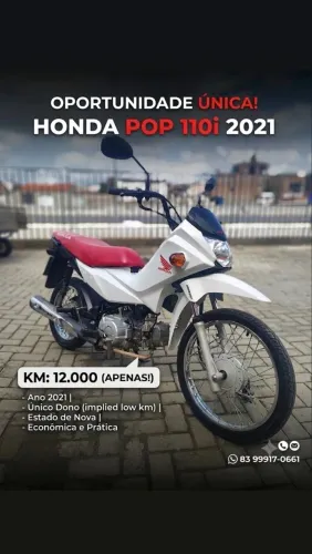 POP 110i com Apenas 12 mil km