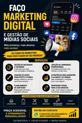 ? Gestão de Redes Sociais | Marketing Digital | Artes Profissionais para Empresas
