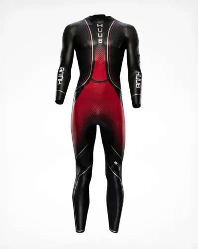 Roupa Neoprene HUUB Brownlee Agilis Red Wetsuit Natação Triathlon - Tam. MT