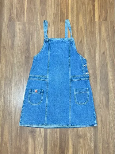 Jardineira jeans vintage