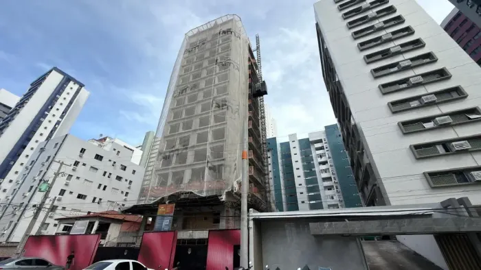 BOA VIAGEM - Flat 23 m²  com lazer, a 50 m da faculdade Maurício de Nassau e ao shopping R