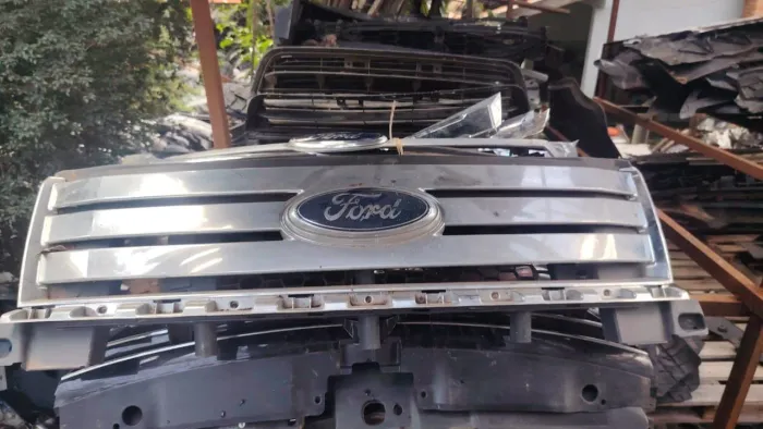 Grade Ford edge antiga cromada  com base.