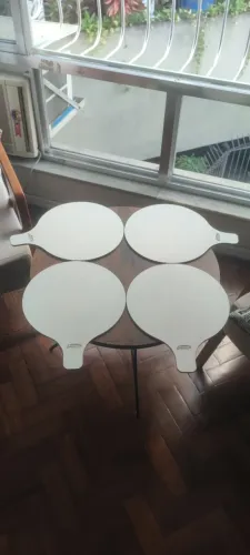 Kit 04 pás de madeira para Pizza tamanho 30cm