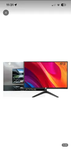 Monitor Gamer Vxpro Vx190z Led De 19 Hd Com 75hz E Entradas Hdmi E Vga Preto 127/220v