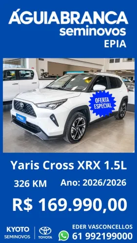 Toyota Yaris Cross XRX 1.5 16V 5p Aut. 2026