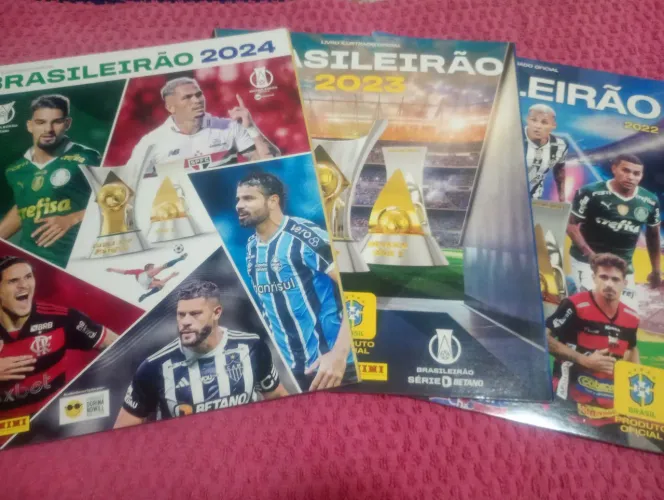 Lote de álbuns Campeonato Brasileiro
