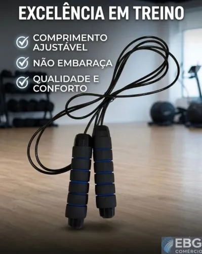 Kit com 10 Cordas de Pular Profissional Fitness Academia Funcional Crossfit Emagrecimento