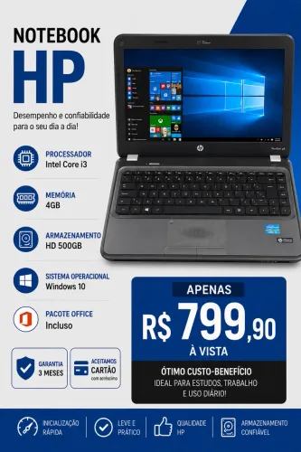 Notebook Hp Intel core i3