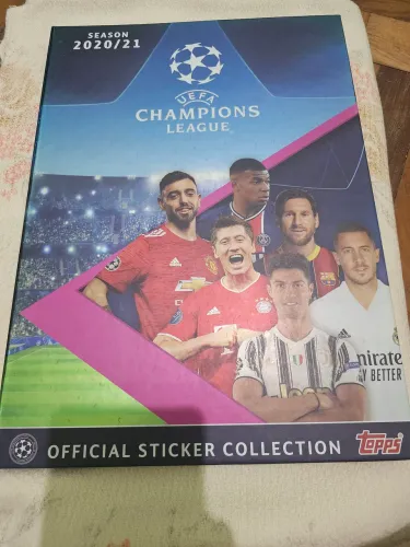 Albúm champions league 2020/2021 capa dura completo
