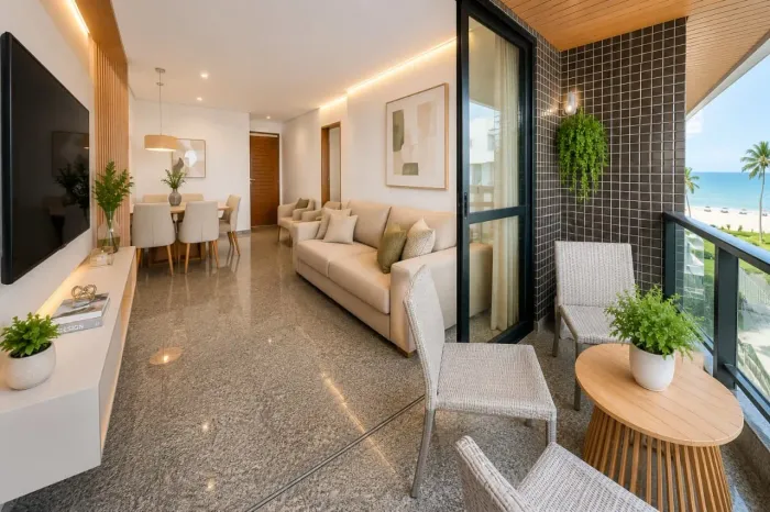Apartamento para Venda em João Pessoa, Jardim Oceania, 3 dormitórios, 2 suítes, 4 banheiro