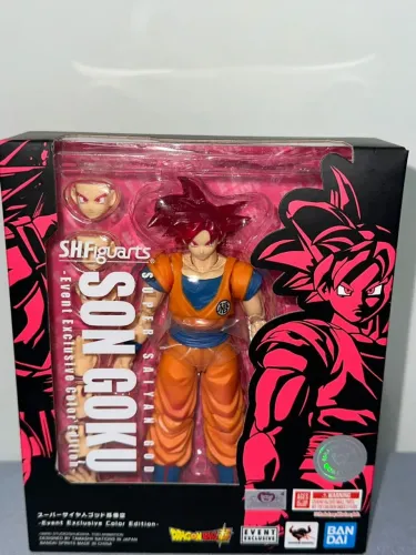 Sh Figuarts Son Goku super Saiyan God Bandai LACRADO
