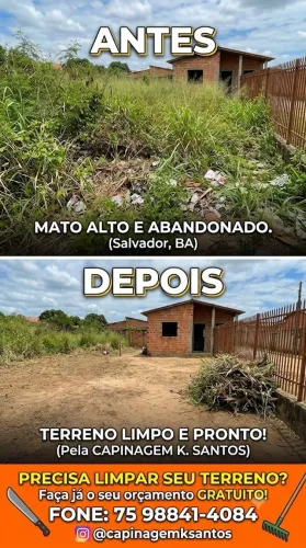 Capinagem rápida e barata
