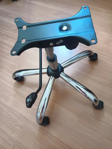 Base cromada para cadeira giratória 