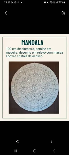 Quadro decorativo Mandala