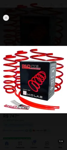 Molas esportivas para Civic G8 e G9 