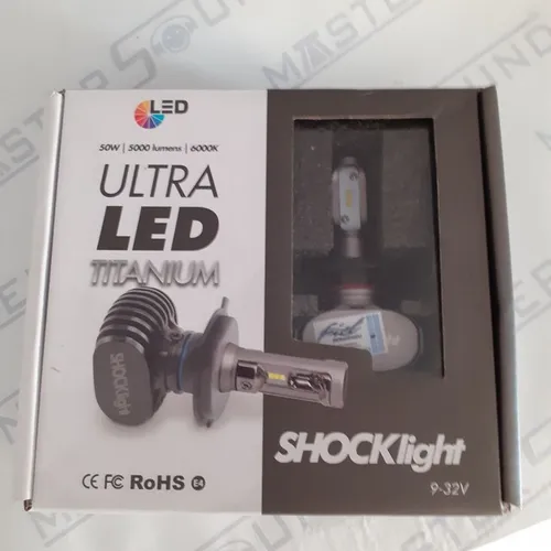 Kit ultra led. H-7. Shocklight. Com garantia. Novo. Instalado.