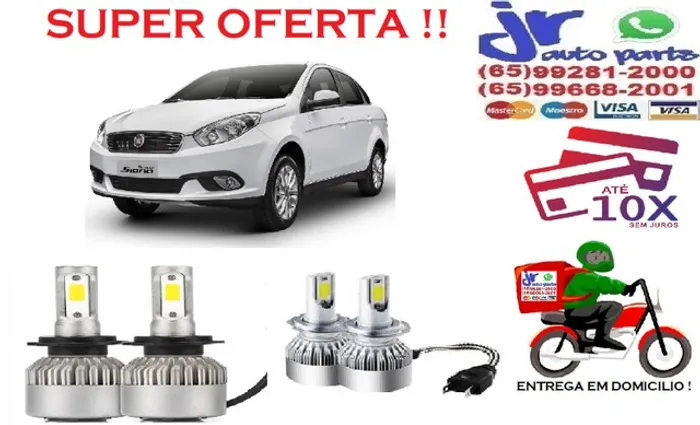 Lampada Ultra LED (baixa)Siena 6000K 12V 24V