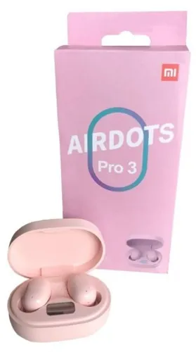 Fone De Ouvido Airdots 3 Mi Rosa Bluetooth 5.0 Novo na Caixa