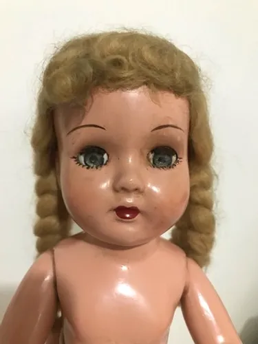 Antiga boneca de massa dos anos 40 (funcionando!)