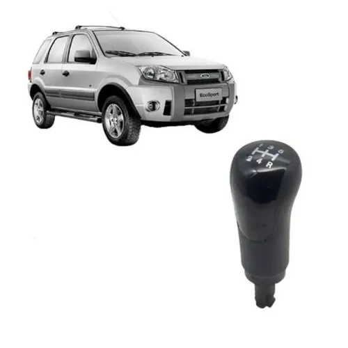 Bola de Câmbio Ford Ecosport / Fiesta / Ka 2008 à 2012 - Preto C/ Lente Preta - N300534