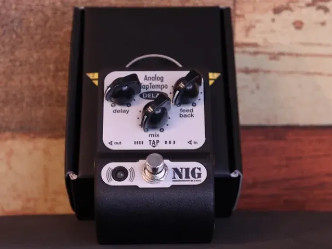 Pedal Analógico Tap Tempo Delay Nig PADT
