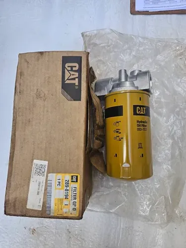 Escavadeira caterpillar filtro hidráulico transmissão novo original 2898194