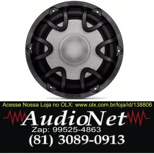 Subwoofer Bravox 12 Polegadas Uxp12 D4 Bobina Dupla 4 Ohms
