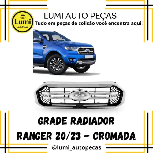 Grade Radiador Ranger 2020/... Cromada - NOVA