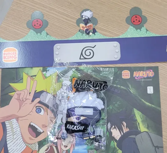 Kakashi + Coroa Burguer king 2024