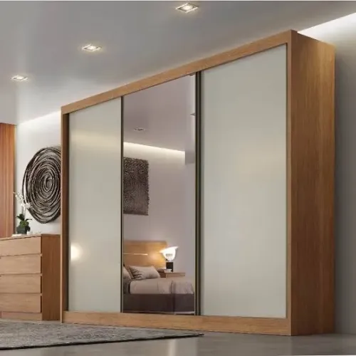 Roupeiro Casal Bari Espelho Central 100%MDF t75