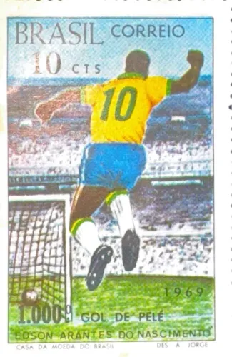 Selos do Brasil - Gol de Pelé