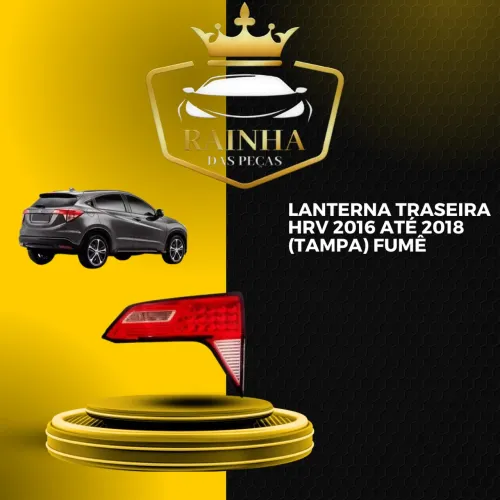 Lanterna Traseira HRV 2016 até 2018 (Tampa) Fumê