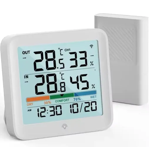Medidor de temperatura e umidade sem fio