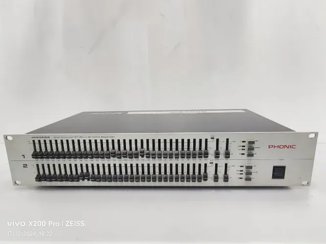 Equalizador Gráfico Phonic Mq3600 31 Bandas Ótimo!!