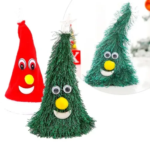 Mini Arvore De Natal Ou Gorro Canta Dançante Enfeite Decoração