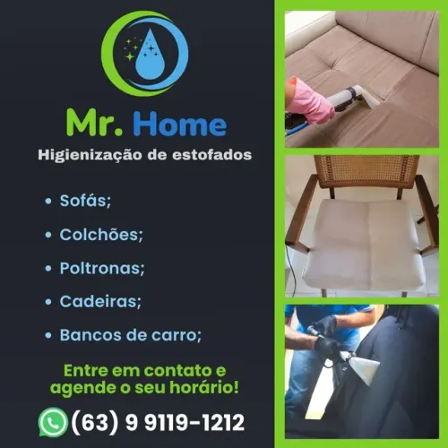 Limpeza e higienização de estofados 