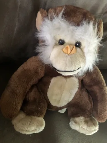 Pelúcia macaco Parmalat original anos 90