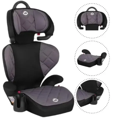 venda e locação e aluguel cadeirinha carro infantil 2 em 1 15kg a 36kg-cinza