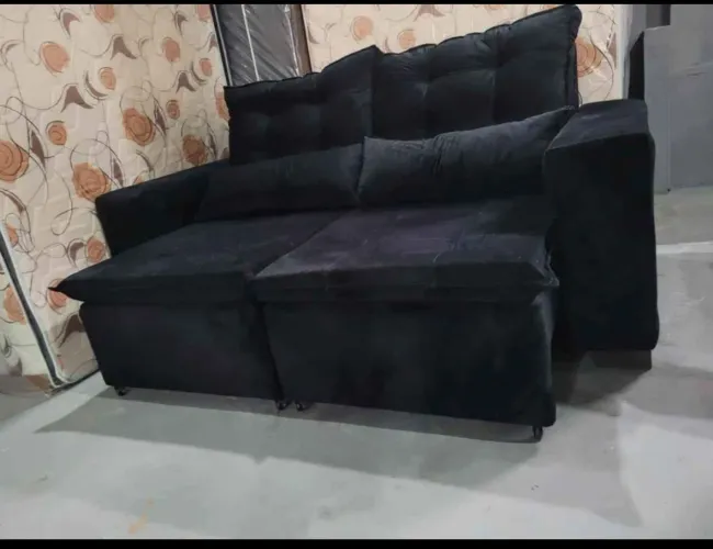 Sofa retrátil de 2 lugares novos entrega grátis