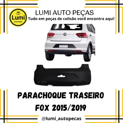 Parachoque Traseiro Fox 2015/2019 - NOVO 