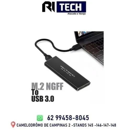 Case HD SSD M2 Sata USB 3.0 5GB/S Slim