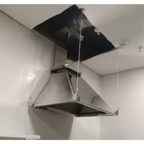 COIFA PROFISSIONAL EM INOX COM EXAUSTOR - PRODUÇÃO SOB MEDIDA