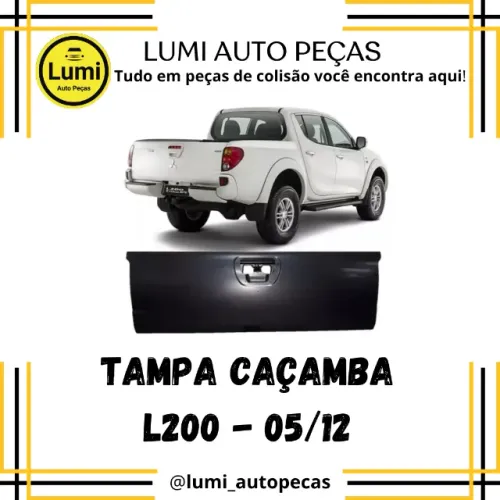 Tampa Caçamba L200 Triton 05/... - NOVO 