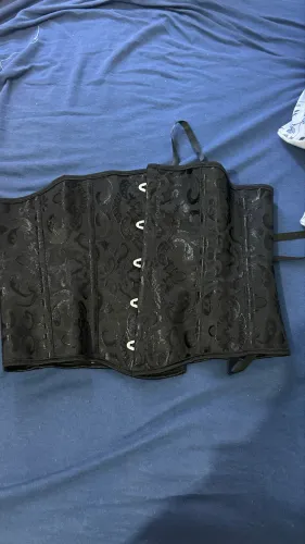 Corse gótico preto tamanho XL 