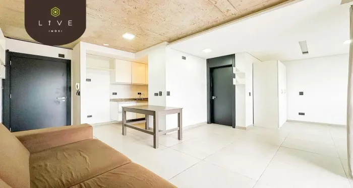 Studio/Kitnet no Residencial Linked Paiol, próximo da Puc no Prad Velho com vaga de garage