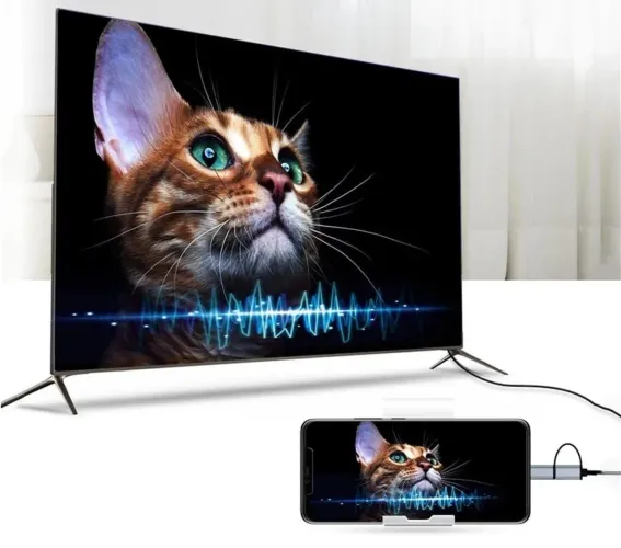 Adaptador HDMI para Celular - Espelhe seu celular na TV!