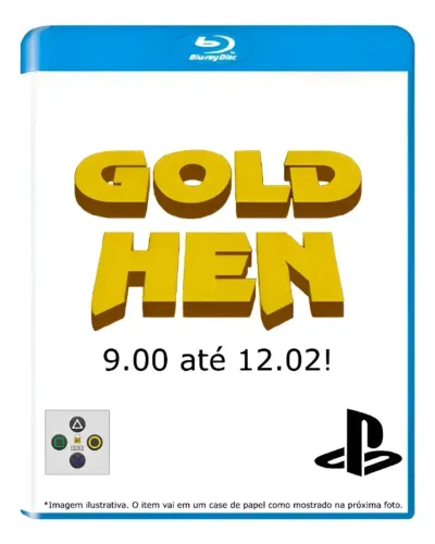 Disco  de Gold Hen Bd-j Ps4 FW 9.00 a 12.52